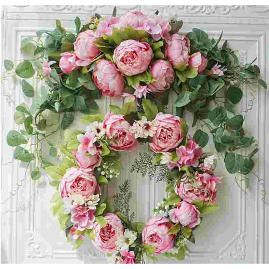 Wedding Christmas Party Decoration Home Door Decoration Artificial Flowers ﻿