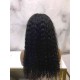 16 Inch Lace Front Brazilian Kinky Curly Wigs For Black Women Curly Human Hair Wig