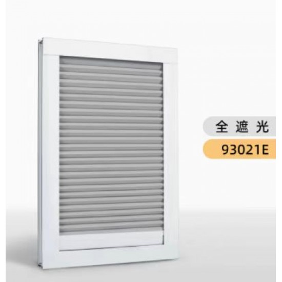 New window Insulated honey comb blinds doors with built in caravan window pleated blinds