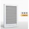 New window Insulated honey comb blinds doors with built in caravan window pleated blinds