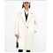 Popular autumn and winter simple long sleeve V-neck coat for women