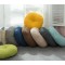 Pure Color Thickening Meditation Cushion Round Cotton Linen Cushion Tatami Mat Home Balcony Cushion