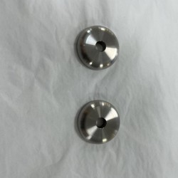 83mm Wheel Hub Center Caps For Push Through 3.25in  Dust Cover Chrome tainless Steel 