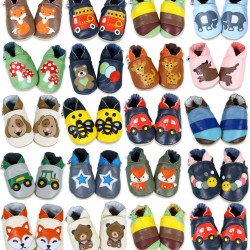 Soft Leather Baby Toddler Girls Boys Shoes Slippers Walkers Pram 0-24 months