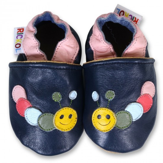 Soft Leather Baby Toddler Girls Boys Shoes Slippers Walkers Pram 0-24 months