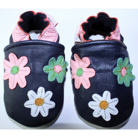 Soft Leather Baby Toddler Girls Boys Shoes Slippers Walkers Pram 0-24 months