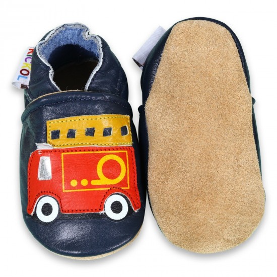 Soft Leather Baby Toddler Girls Boys Shoes Slippers Walkers Pram 0-24 months