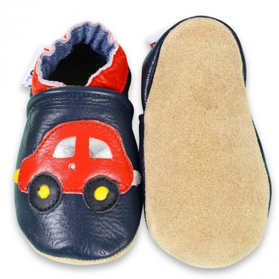 Soft Leather Baby Toddler Girls Boys Shoes Slippers Walkers Pram 0-24 months