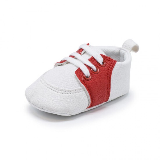 Newborn Baby Crib Shoes Infant Toddler Boy Girl Saddles Shoes PreWalker Trainers