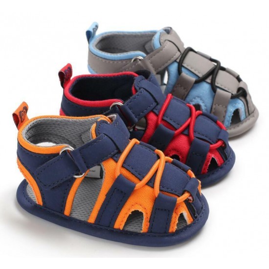 Newborn Baby Boy Crib Shoes Child First Shoes Infant Summer Sandals Size 1 2 3