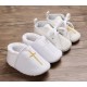 Newborn Baby Boy Girl Crib Shoes Infant Christening Shoes Soft Sole Trainers 