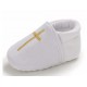 Newborn Baby Boy Girl Crib Shoes Infant Christening Shoes Soft Sole Trainers 
