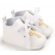 Newborn Baby Boy Girl Crib Shoes Infant Christening Shoes Soft Sole Trainers 