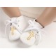 Newborn Baby Boy Girl Crib Shoes Infant Christening Shoes Soft Sole Trainers 