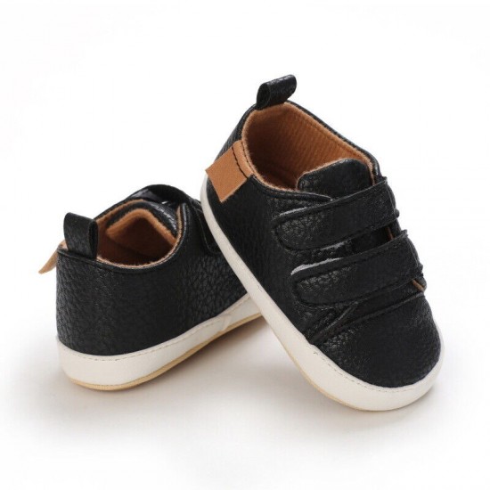 Baby Boy Girl Crib Shoes Infant Rubber Sneakers Toddler Sports PreWalker Trainer