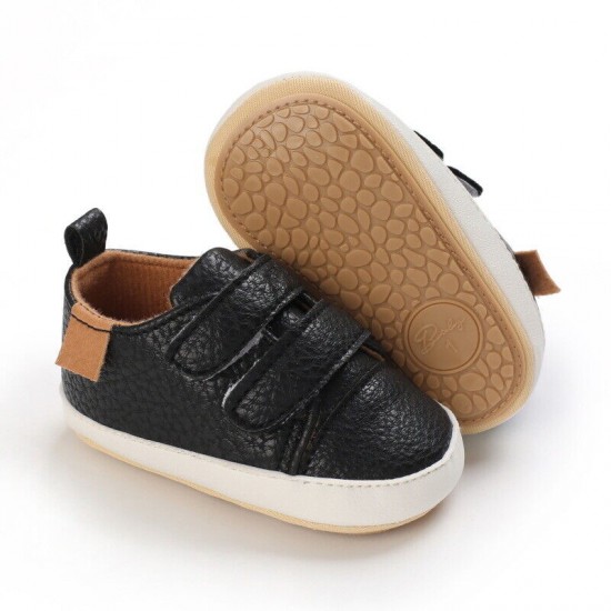 Baby Boy Girl Crib Shoes Infant Rubber Sneakers Toddler Sports PreWalker Trainer