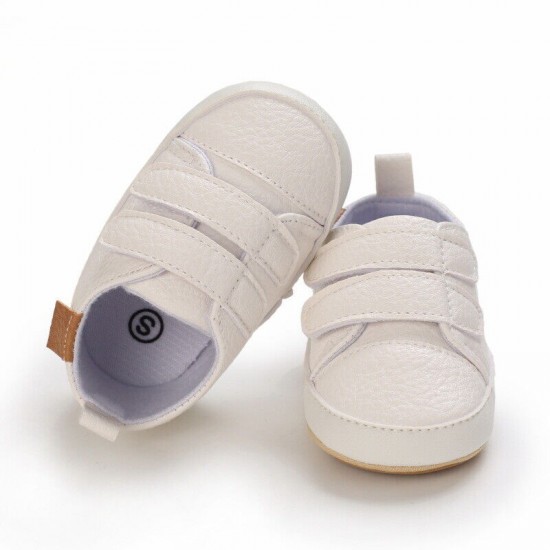Baby Boy Girl Crib Shoes Infant Rubber Sneakers Toddler Sports PreWalker Trainer