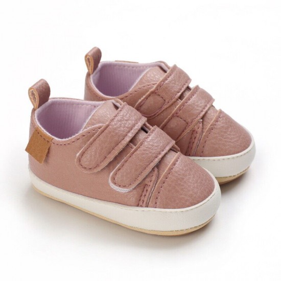 Baby Boy Girl Crib Shoes Infant Rubber Sneakers Toddler Sports PreWalker Trainer