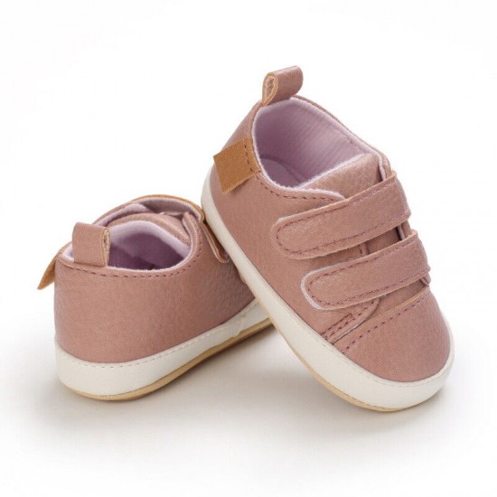 Baby Boy Girl Crib Shoes Infant Rubber Sneakers Toddler Sports PreWalker Trainer