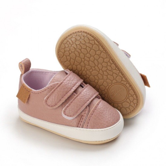 Baby Boy Girl Crib Shoes Infant Rubber Sneakers Toddler Sports PreWalker Trainer