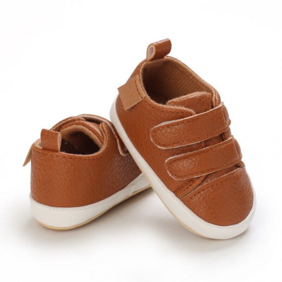Baby Boy Girl Crib Shoes Infant Rubber Sneakers Toddler Sports PreWalker Trainer