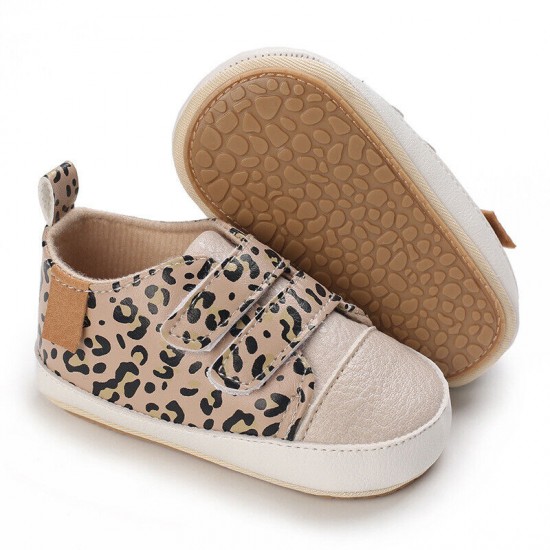 Baby Boy Girl Crib Shoes Infant Rubber Sneakers Toddler Sports PreWalker Trainer