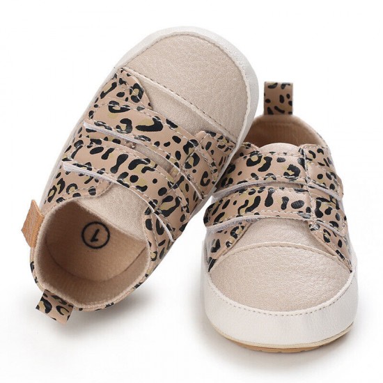 Baby Boy Girl Crib Shoes Infant Rubber Sneakers Toddler Sports PreWalker Trainer