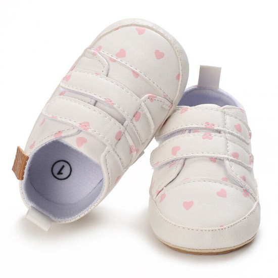 Baby Boy Girl Crib Shoes Infant Rubber Sneakers Toddler Sports PreWalker Trainer