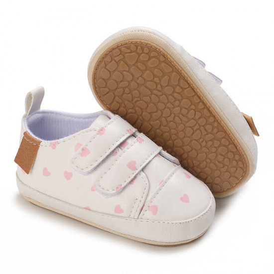 Baby Boy Girl Crib Shoes Infant Rubber Sneakers Toddler Sports PreWalker Trainer