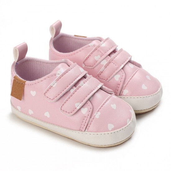 Baby Boy Girl Crib Shoes Infant Rubber Sneakers Toddler Sports PreWalker Trainer