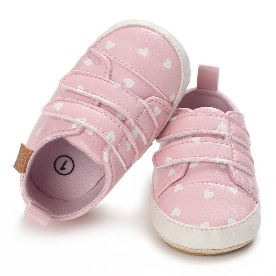 Baby Boy Girl Crib Shoes Infant Rubber Sneakers Toddler Sports PreWalker Trainer