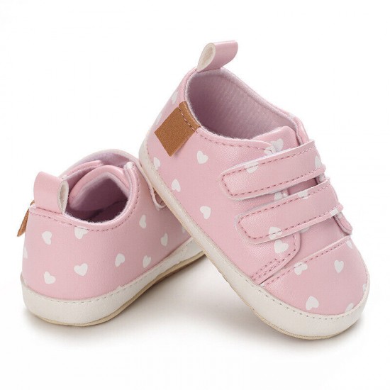 Baby Boy Girl Crib Shoes Infant Rubber Sneakers Toddler Sports PreWalker Trainer