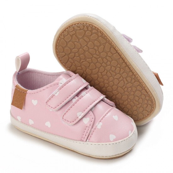 Baby Boy Girl Crib Shoes Infant Rubber Sneakers Toddler Sports PreWalker Trainer