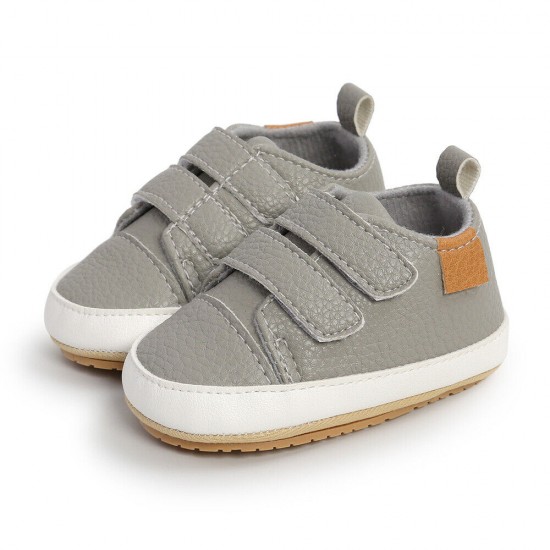 Baby Boy Girl Crib Shoes Infant Rubber Sneakers Toddler Sports PreWalker Trainer