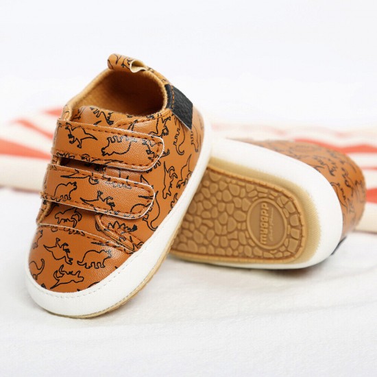 Baby Boy Girl Crib Shoes Infant Rubber Sneakers Toddler Sports PreWalker Trainer