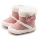 Baby Boy Girl Crib Shoes High Top Infant Toddler Warm Snow Boots Newborn to 18M