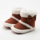 Baby Boy Girl Crib Shoes High Top Infant Toddler Warm Snow Boots Newborn to 18M