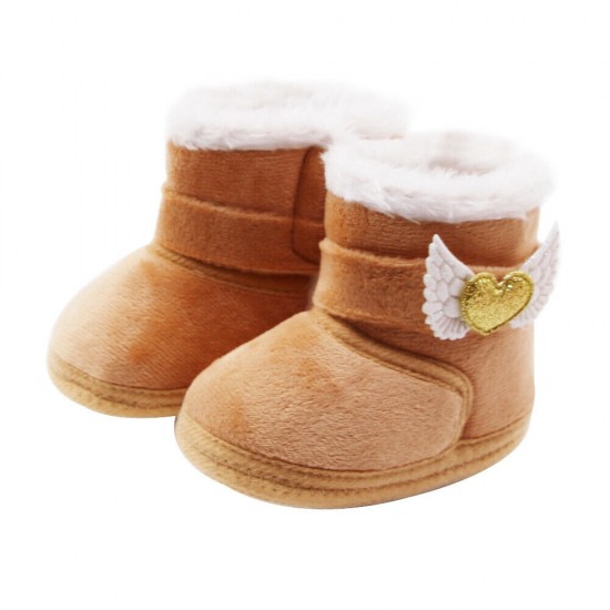 Newborn Baby Girl Boys Soft Shoes Infant Boots Toddler Winter Snow Booties