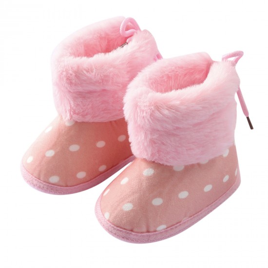 Newborn Baby Girl Boys Soft Shoes Infant Boots Toddler Winter Snow Booties