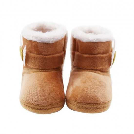 Newborn Baby Girl Boys Soft Shoes Infant Boots Toddler Winter Snow Booties