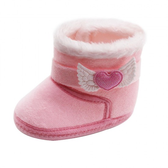 Newborn Baby Girl Boys Soft Shoes Infant Boots Toddler Winter Snow Booties