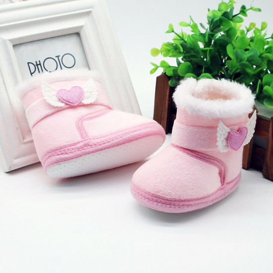 Newborn Baby Girl Boys Soft Shoes Infant Boots Toddler Winter Snow Booties