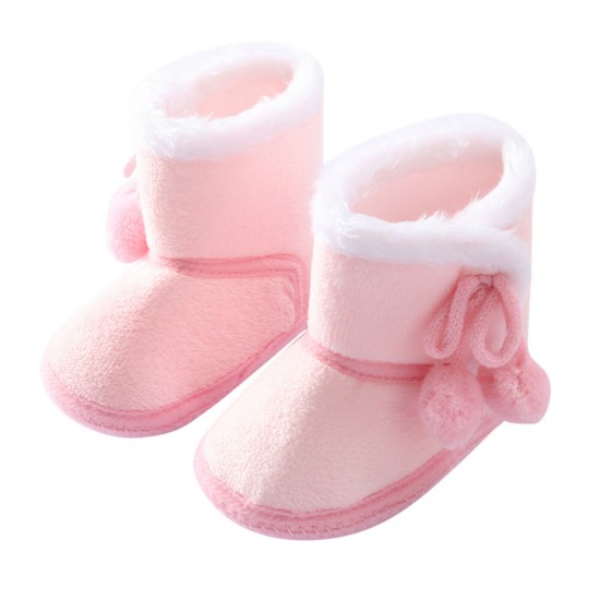 Newborn Baby Girl Boys Soft Shoes Infant Boots Toddler Winter Snow Booties