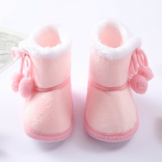 Newborn Baby Girl Boys Soft Shoes Infant Boots Toddler Winter Snow Booties