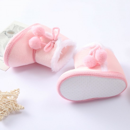 Newborn Baby Girl Boys Soft Shoes Infant Boots Toddler Winter Snow Booties