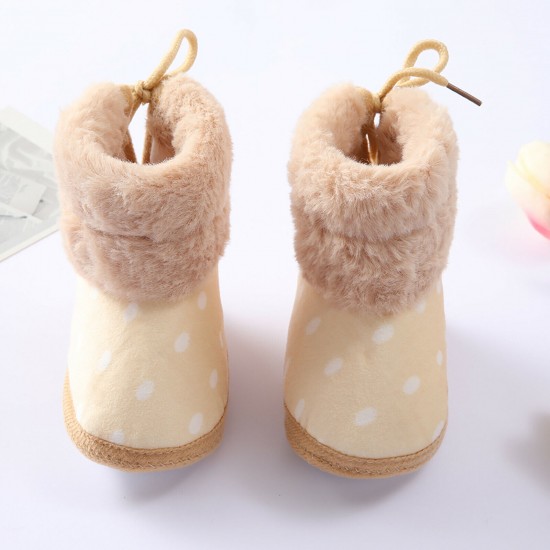 Newborn Baby Girl Boys Soft Shoes Infant Boots Toddler Winter Snow Booties