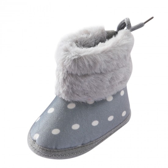 Newborn Baby Girl Boys Soft Shoes Infant Boots Toddler Winter Snow Booties
