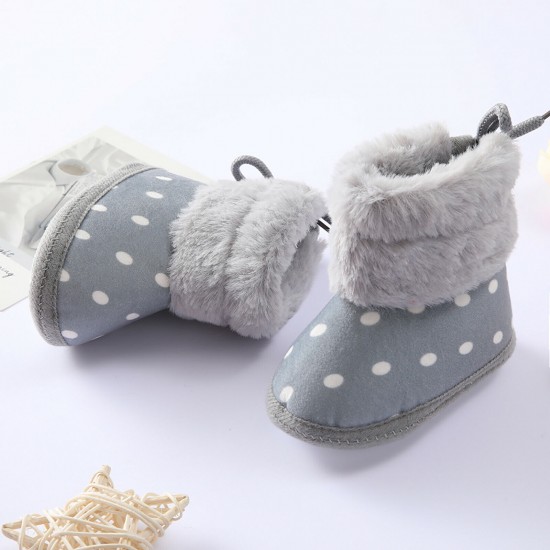 Newborn Baby Girl Boys Soft Shoes Infant Boots Toddler Winter Snow Booties