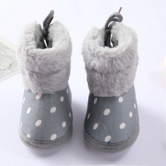 Newborn Baby Girl Boys Soft Shoes Infant Boots Toddler Winter Snow Booties