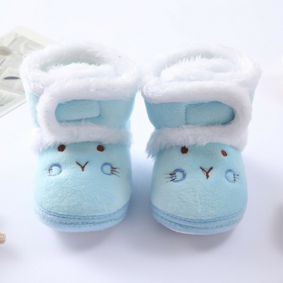Newborn Baby Girl Boys Soft Shoes Infant Boots Toddler Winter Snow Booties
